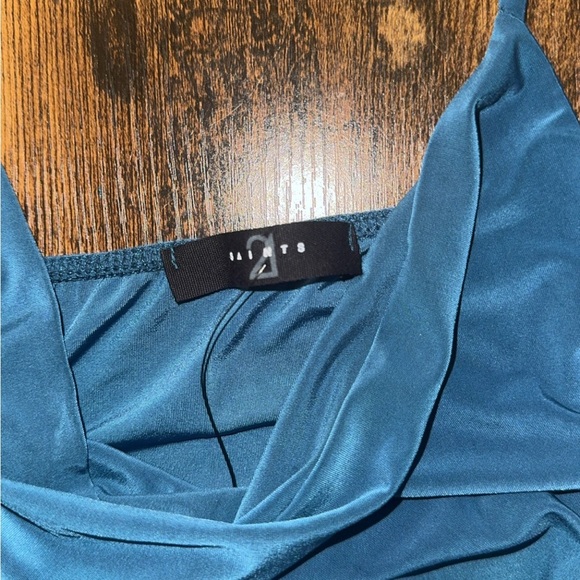 Elegant Blue Women's Mini Dress - Picture 4 of 5